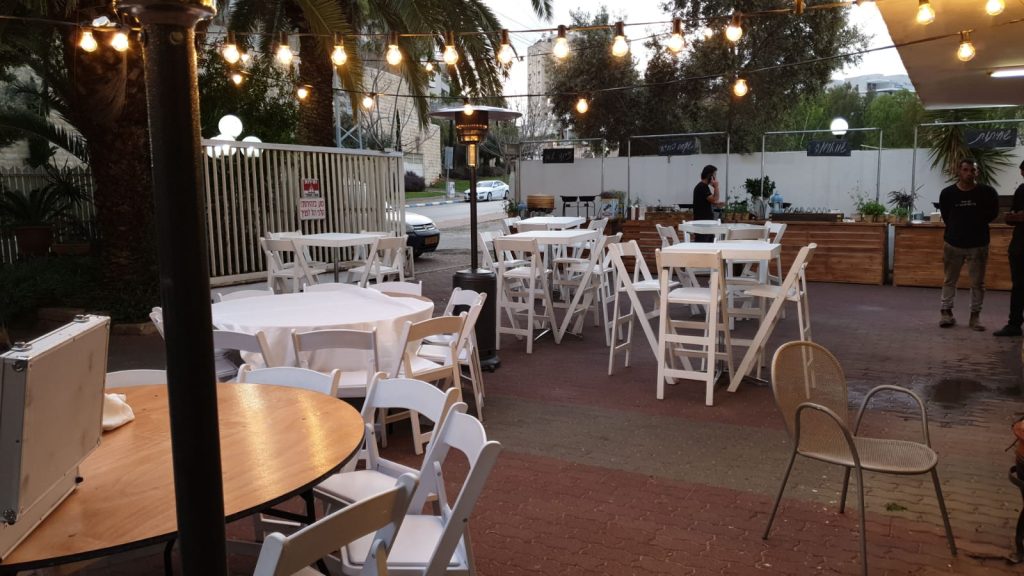 שולחן בר 80x80 ס"מ