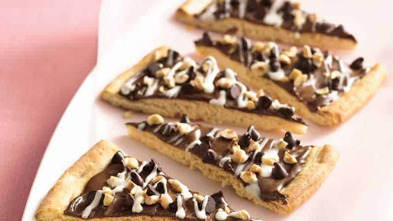 דוכן פיצה שוקולד